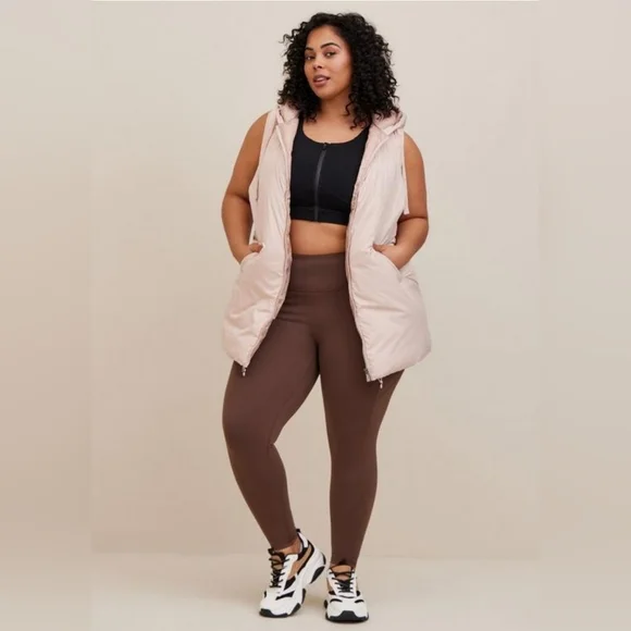 Torrid Nylon Puffer Vest - Picture 2 of 6